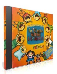 Las Canciones de La Casita sobre la Roca CD - Música religiosa para niños