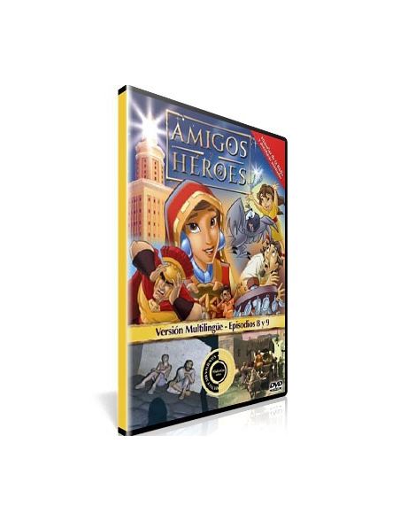 Amigos y Héroes 4 DVD Dibujos animados con valores