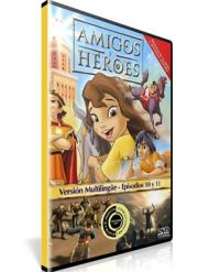 Amigos y Héroes 5 DVD Dibujos animados con valores