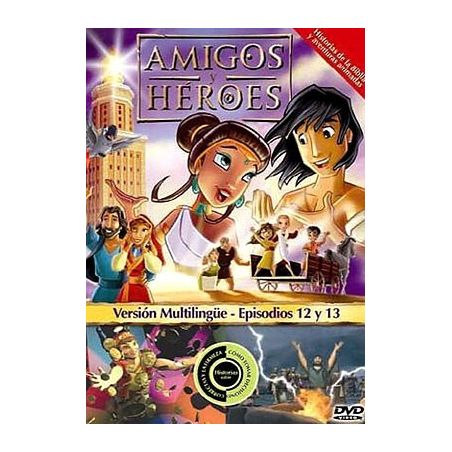 Amigos y Héroes 6 DVD Dibujos animados con valores