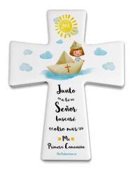 Cruz Junto a ti, Señor (Niña). Primera Comunión