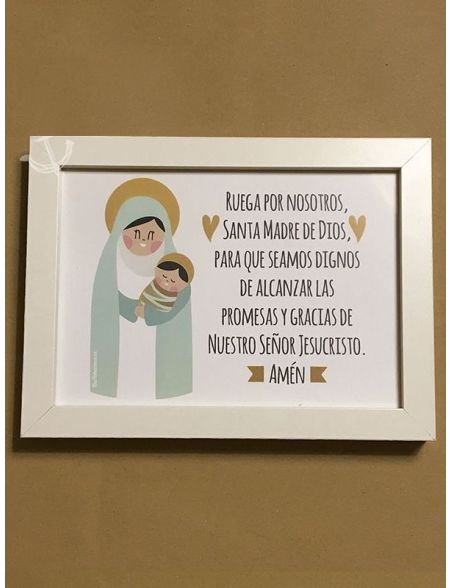 Cuadro - Ruega por nosotros Santa Madre de Dios Cuadro - Ruega por nosotros Santa Madre de Dios
