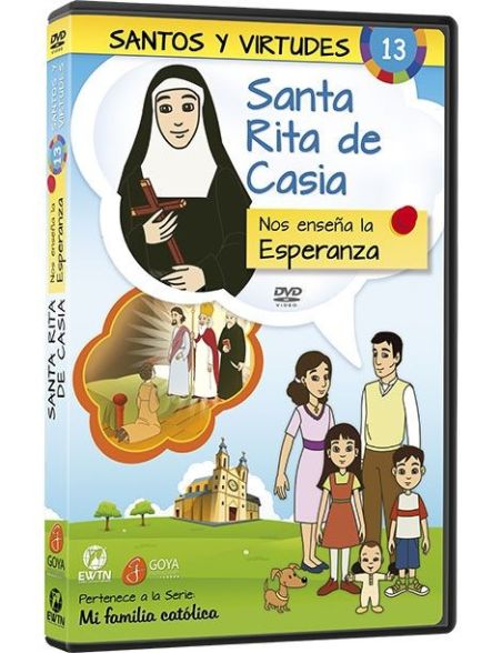 Santa Rita de Casia y la Esperanza DVD dibujos animados católicos Santa Rita de Casia y la Esperanza DVD dibujos animados católicos