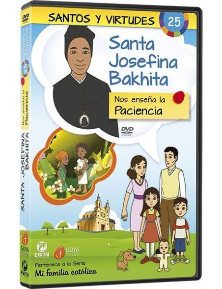 Santa Josefina Bakhita y la Paciencia DVD dibujos animados católicos Santa Josefina Bakhita y la Paciencia DVD dibujos animados católicos