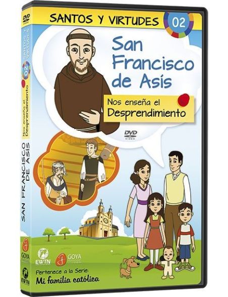 San Francisco Asís y el Desprendimiento DVD dibujos animados católicos San Francisco Asís y el Desprendimiento DVD dibujos animados católicos