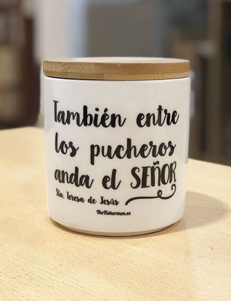 Tarro para la sal - Vosotros sois la sal de la tierra Mt 5,13 Tarro para la sal - Vosotros sois la sal de la tierra Mt 5,13