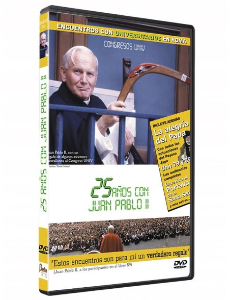 25 Años con Juan Pablo II DVD religioso