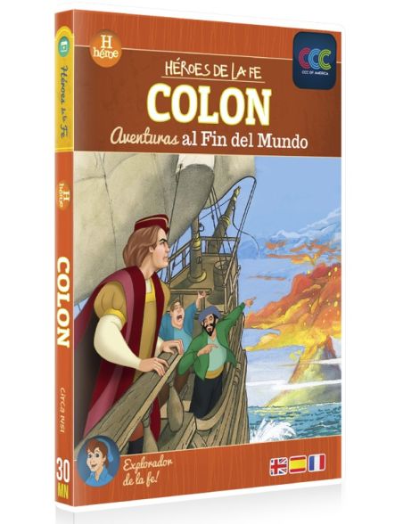 Colón: aventuras al fin del mundo DVD Dibujos animados religiosos