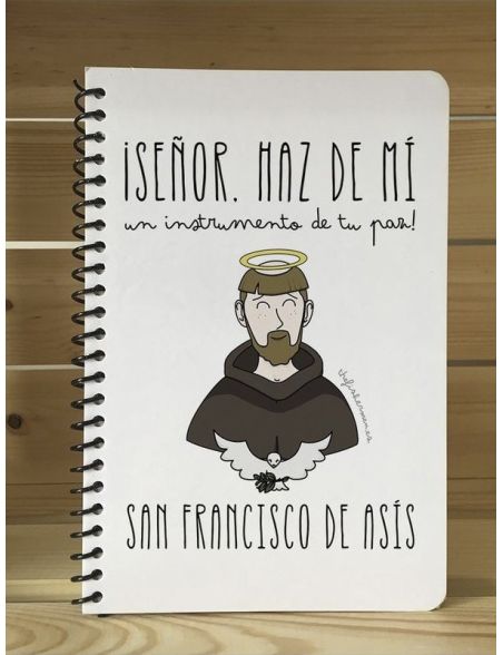 Libreta · San Francisco de Asís "Instrumento de tu Paz"