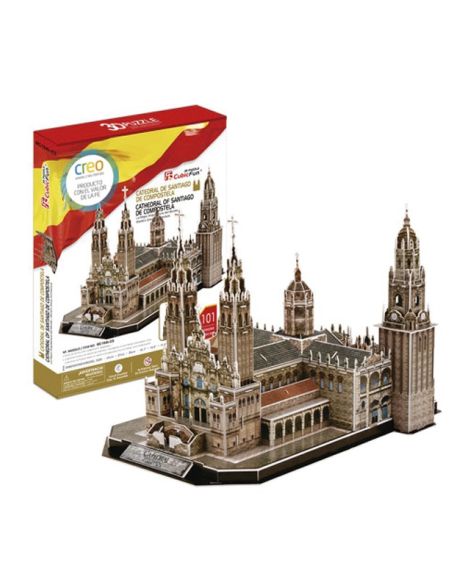 Puzzle 3D Catedral de Santiago de Compostela (101 piezas)