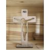 Cruz de madera · Jesús, en ti confío (silueta)