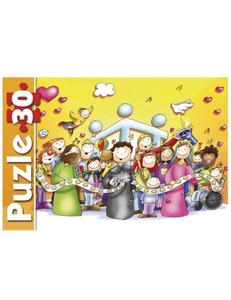 Puzzle Don Bosco y sus amigos (30 piezas) Puzzle Don Bosco y sus amigos (30 piezas)