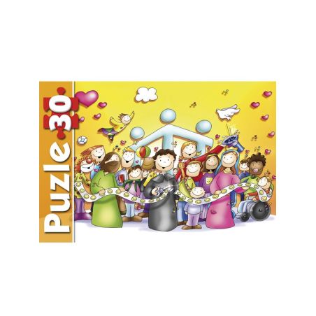 Puzzle Don Bosco y sus amigos (30 piezas)