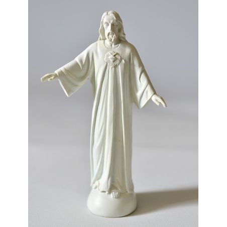 Figura Sagrado Corazón de Jesús - Cerro de los Ángeles (BLANCO 19,8 cm)