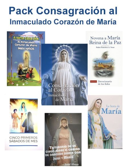 Pack Consagración al Inmaculado Corazón de María