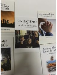 Pack el Catecismo y la Fe  vivido en el hogar (14 libros + 2 rosarios + imagen Sagrado Corazón)