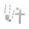 25 Rosarios Nuestra Señora de Fatima nylon blanco