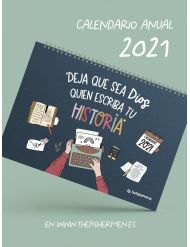 Calendario Anual 2021 · Deja que sea Dios quien escriba tu historia