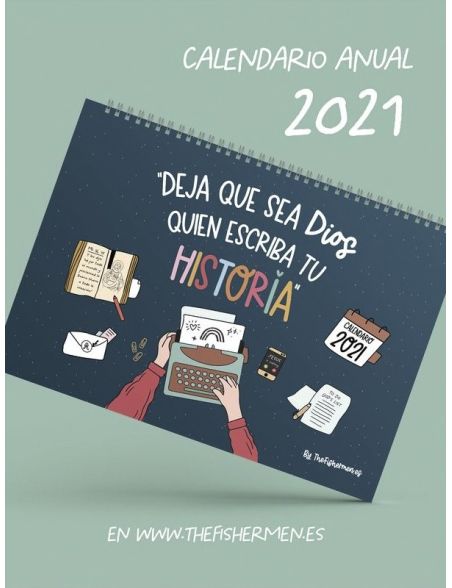 Calendario Anual 2021 · Deja que sea Dios quien escriba tu historia