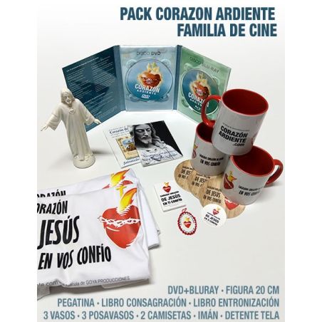 PACK Corazón Ardiente FAMILIA DE CINE (DVD+BLURAY+FIGURA+MERCHANDISING)