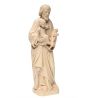 San José con el Niño Jesús en Madera Natural (12 cm) realista