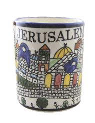 Taza "Jerusalem" (Hecho en Tierra Santa)