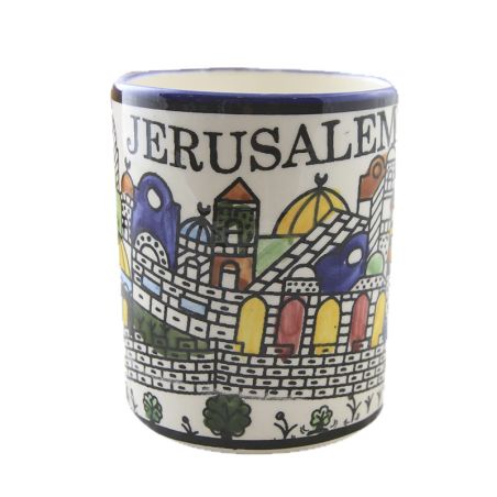 Taza "Jerusalem" (Hecho en Tierra Santa)