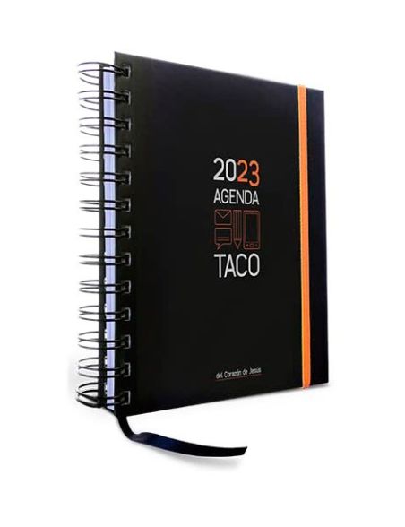 Agenda Taco Calendario 2023 (cinta naranja)