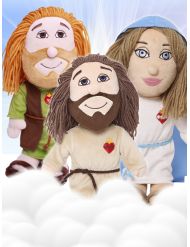 Pack Plush Jesus, Virgin...