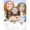 Pack Plush Jesus, Virgin Mary and Saint Joseph