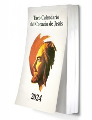 Taco calendario del Corazón de Jesús 2024 (clásico con imán)
