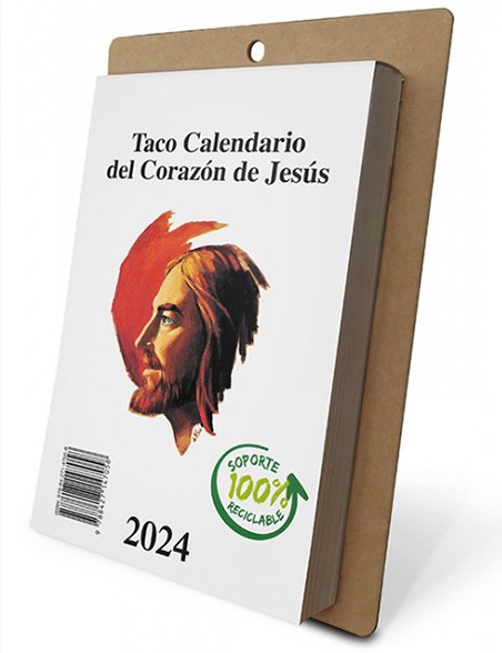 Taco Calendario del Corazón de Jesús 2024 (Pared)