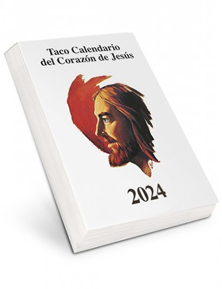 Taco Calendario del Corazón de Jesús 2024 (Pared con imán)