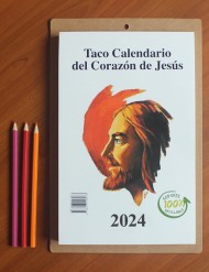 Taco Calendario del Corazón de Jesús 2024 (GIGANTE)