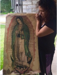 Tilma Réplica Virgen de Guadalupe (Tamaño T2 Familiar - 89 x 51 cm)