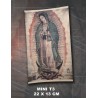 Tilma Réplica Virgen de Guadalupe (Tamaño T3 Mini - 22 x 13 cm)