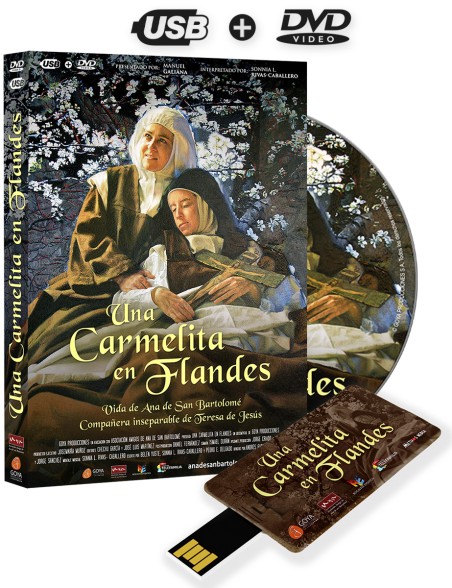 Una Carmelita en Flandes. Vida de Ana de San Bartolomé (USB + DVD)
