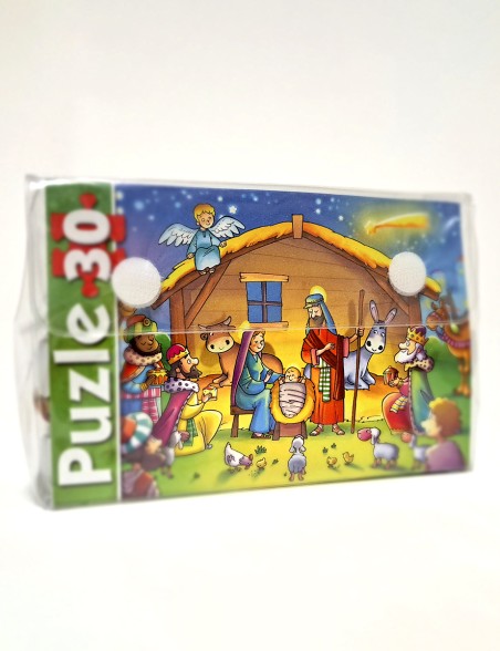 Puzzle Los Reyes en el Portal (30 piezas)