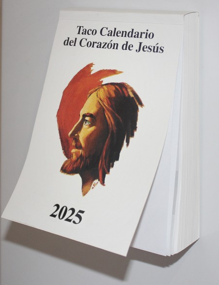 Taco Calendario del Corazón de Jesús 2025 (Pared con imán)