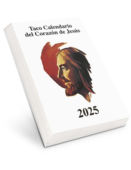 Taco calendario del Corazón de Jesús 2025 (clásico) Taco calendario del Corazón de Jesús 2025 (clásico)