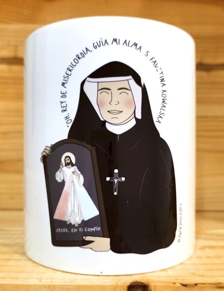 Taza · Santa Faustina