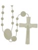 25 Rosarios Nuestra Señora de Lourdes de nylon fosforescente