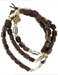 Rosario pulsera granos...