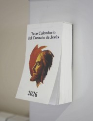 Taco calendario del Corazón de Jesús 2026 (clásico con imán)