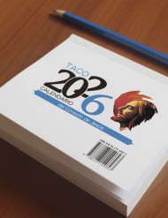 Taco Calendario del Corazón de Jesús 2026 (Mesa Sin soporte)