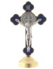 "Cruz San Benito" para mesa metal gótico azul (4 x 2 cm)