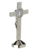"Cruz San Benito" para mesa roja plateada (7 cm)