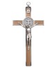 "Cruz San Benito" zamak madera (8 cm)