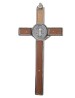 "Cruz San Benito" zamak madera (8 cm)