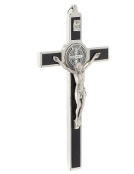 "Cruz San Benito" taracea madera (16x8 cm)